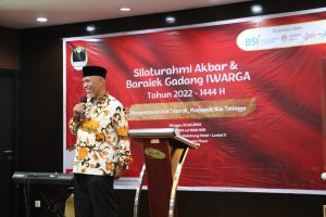 Hadiri Silaturahmi Akbar Warga, Gubernur Mahyeldi: Jaga Kekompakan dan Tingkatkan Sinergi