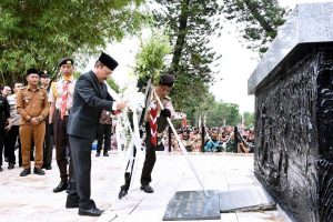 PERINGATAN HARI KESAKTIAN PANCASILA DI BANDAR BETSY SEKDAPROV SUMUT SEBUT RELEVANSI FALSAFAH HIDUP BANGSA