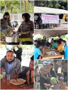 Berbagi Sarapan Gratis Direktorat Samapta Polda Riau, Karya Masakan Polwan