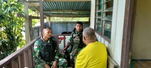 Demi jaga Suasana Kondusif, Satgas Yonif Raider 142/KJ Anjangsana Ke Tokoh Agama