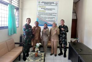 Satgas Pamtas RI-PNG Yonif 132/BS Menggandeng SMA Negeri 4 Arso Untuk Memajukan Pendidikan Di Papua