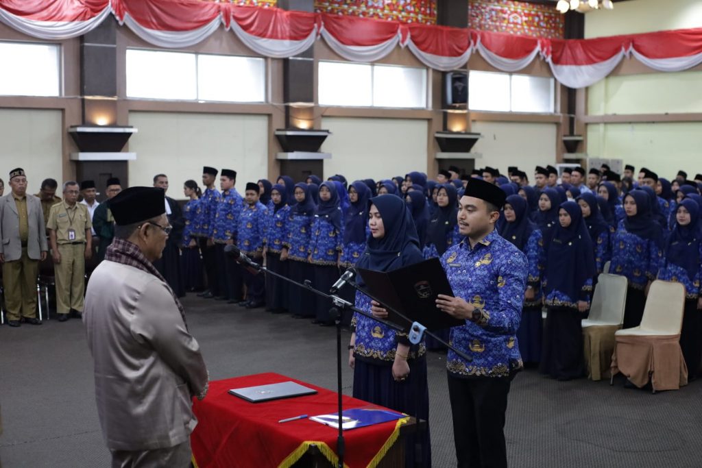 Pengambilan Sumpah /Janji CPNS Formasi 2021 Menjadi PNS Di Lingkungan Pemerintah Kabupaten Solok