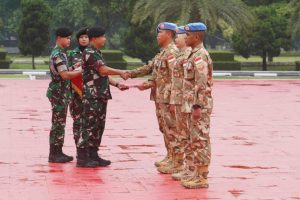 Kasum TNI Sambut Satgas TNI Konga Dan Milstaff Seceast UNIFIL