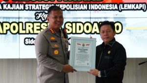 Tingkatkan Pelayanan Prima, Polresta Sidoarjo Kembali Raih Presisi Award