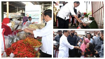 Presiden Jokowi Kunjungi Pasar Selo di Boyolali Bersama Menteri Perdagangan Zulhas
