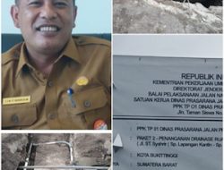 LSM-BIDIK RI Surati BPKP Bongkar Pekerjaan PT. JAVIER INDORAYA PERDANA, Pemasangan Box Cover Dranase Tidak Memakai Alas Coran Dasar, Kadis BMCKTR Sumbar Tutup Mata