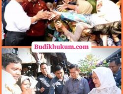 Presiden Tinjau Harga Sejumlah Komoditas Pangan Di Pasar Grogolan Baru Pekalongan