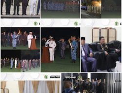 Wakil Ketua DPRD Provinsi Riau Hardianto, mengikuti Apel Kehormatan dan Renungan HUT RI KE 78