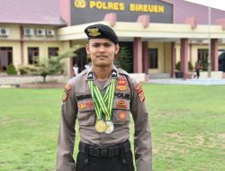 Personil Polres Bireuen Raih Medali Emas Dan Perak Kejuaraan Atletik Pomda Aceh 2023