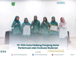 TP-PKK Kota Padang Panjang Gelar Pertemuan dan Evaluasi Bulanan