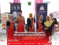 Demo Masak Rendang Jamur Meriahkan Festifal Merah Putih