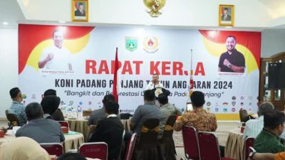 Dalam Raker Anggaran 2024 Pemko Apresiasi Kinerja KONI Padang Panjang