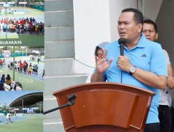 Buka Kejuaraan Tenis Internasional Baveti, Yota Balad “Sukseskan event sport tourism untuk ramaikan Kota Pariaman”